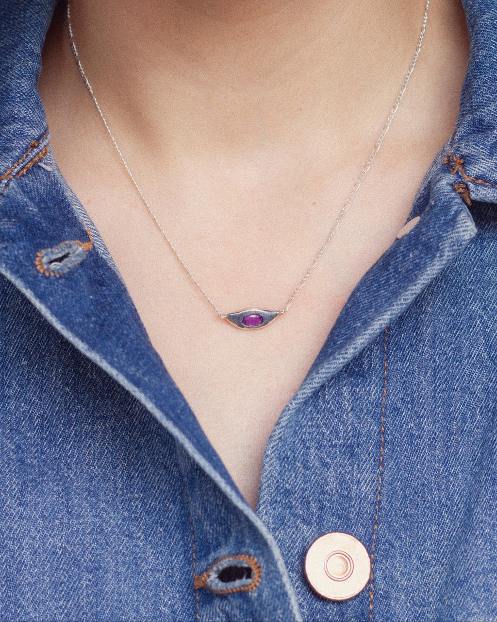 Cadena Ojo Amatista