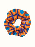 Scrunchie No tan Cuadriculado