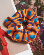 Scrunchie No tan Cuadriculado