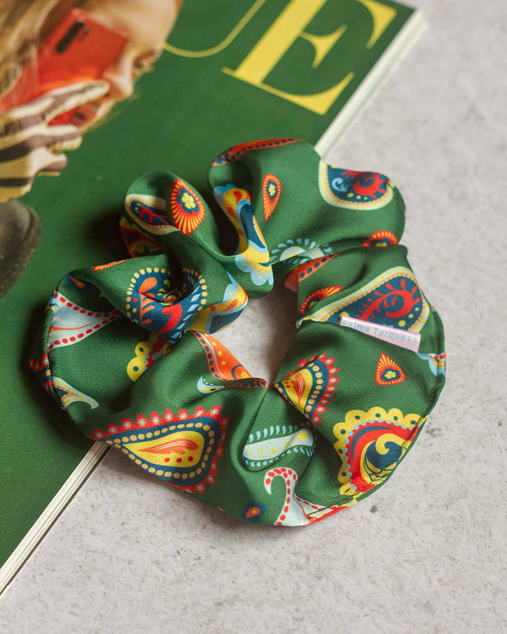 Scrunchie Love Bugs Verde